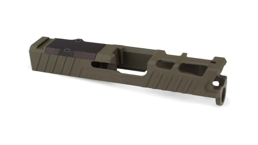 Zaffiri Precision RTS Glock 26 Gen 3/4 ZPS.4 RMR Cut Slide, Olive Drab OD Green, ZPS.4.26.OD
