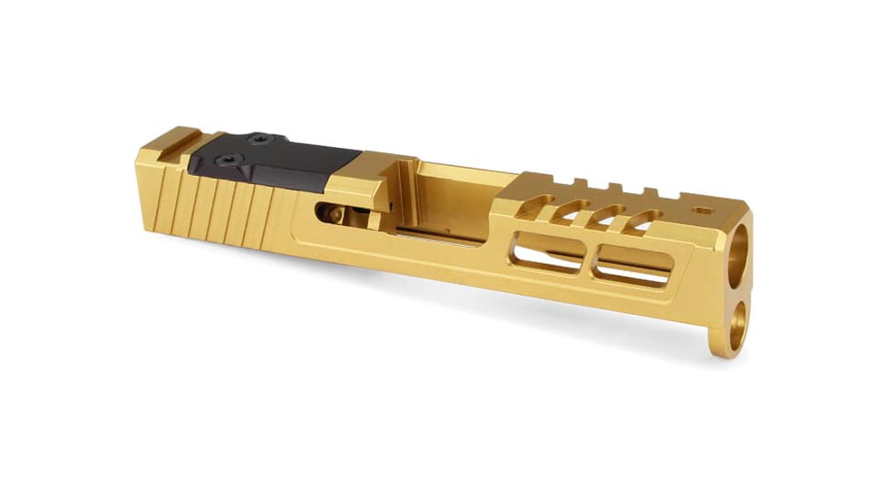 Zaffiri Precision RTS Glock 43 ZPS.2 RMSc Cut Slide, TiN, ZPS.2.43.G