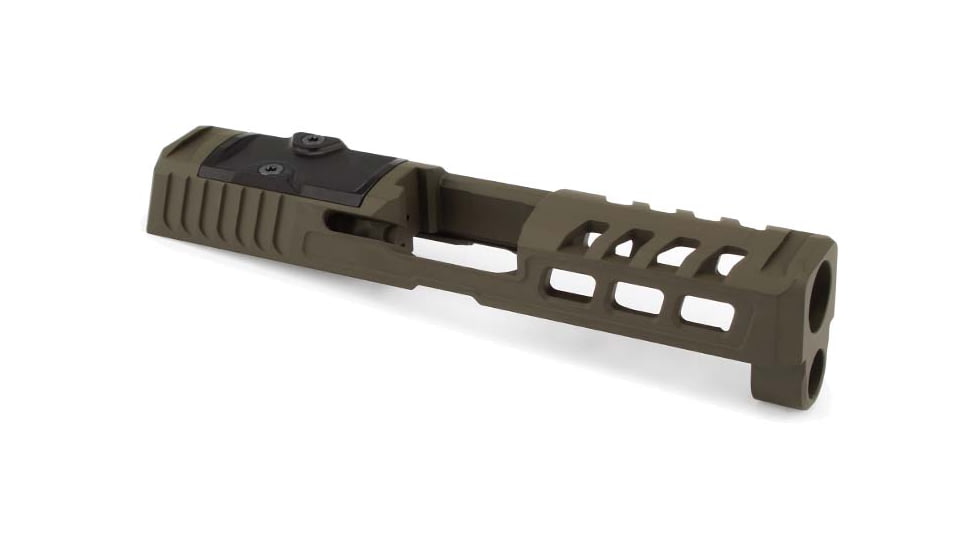Zaffiri Precision RTS Sig P320c ZPS.2 RMSc Cut Slide, Olive Drab OD Green, ZPS.2.P320c.OD
