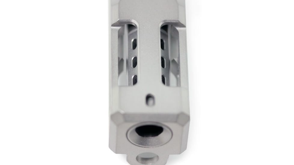Zaffiri Precision Side Ported Glock 19 Gen 3, Glock 19 Gen 4 9mm Luger Non-Threaded Pistol Barrel, 3.90in, 1-10 RH Twist, Polished, Stainless, BA-G19G14-SP-SS