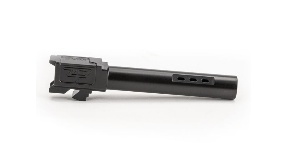 Zaffiri Precision Side Ported Glock 17 Gen 5 9mm Luger Non-Threaded Pistol Barrel, 4.42in, 1-10 RH Twist, Nitride, Black, BA-G17G5-SP-BN