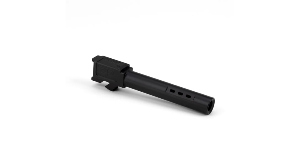 Zaffiri Precision Side Ported Glock 17 Gen 5 9mm Luger Non-Threaded Pistol Barrel, 4.42in, 1-10 RH Twist, Nitride, Black, BA-G17G5-SP-BN