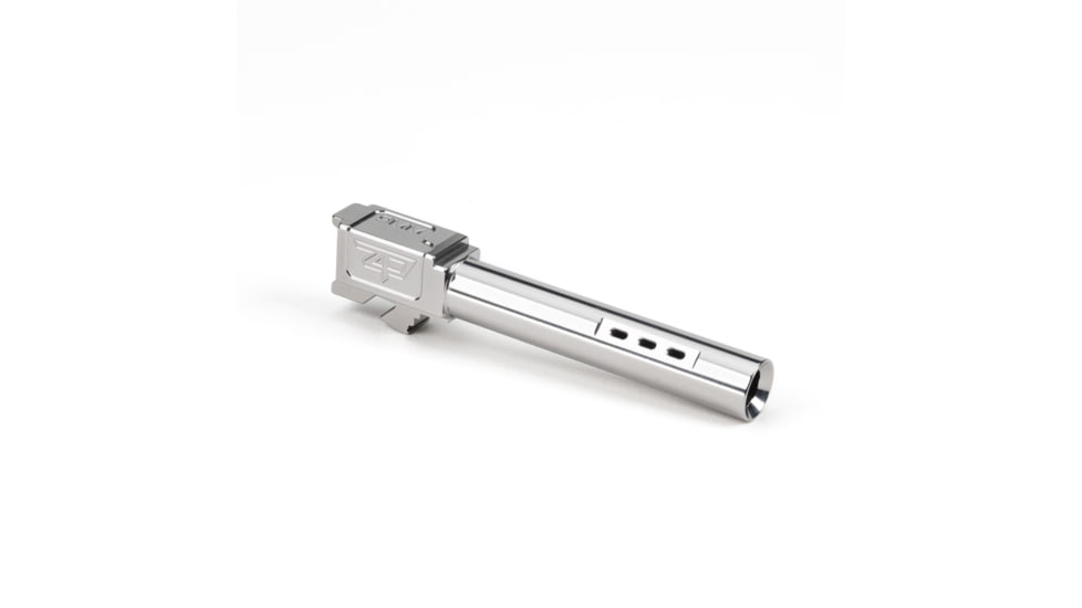 Zaffiri Precision Side Ported Glock 17 Gen 5 9mm Luger Non-Threaded Pistol Barrel, 4.42in, 1-10 RH Twist, Polished, Stainless, BA-G17G5-SP-SS