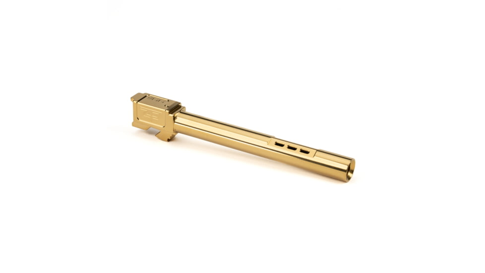 Zaffiri Precision Side Ported Glock 17L Gen 3 9mm Luger Non-Threaded Pistol Barrel, 5.94in, 1-10 RH Twist, PVD, Gold, BA-G17LG3-SP-GLD