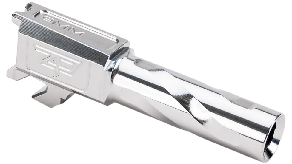 Zaffiri Precision Springfield Hellcat Flush &amp; Crown Pistol Barrel, Twist 1-10, 416R Stainless Steel, Stainless, ZP.HCBSS
