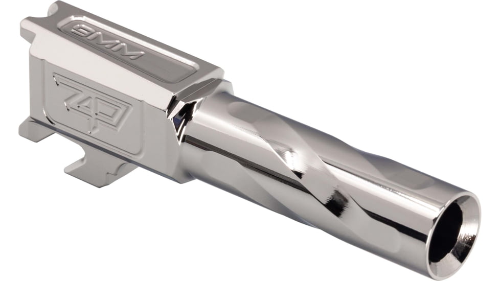 Zaffiri Precision Springfield Hellcat Flush &amp; Crown Pistol Barrel, Twist 1-10, 416R Stainless Steel, Stainless, ZP.HCBSS