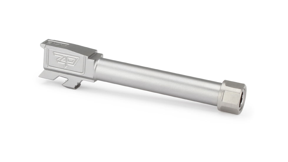 Zaffiri Precision Threaded Pistol Barrel, Glock 48, 9mm Caliber, 1-10 Twist, 1-2 x 28 Threads, Stainless Steel, ZP.48BTSS