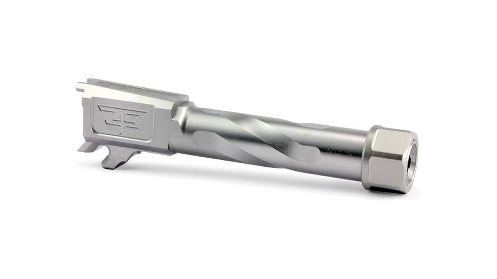 Zaffiri Precision Threaded Pistol Barrel, Sig P365, 9mm, 1/10 Twist, 1/2x28, 416R Stainless Steel, Stainless Steel, ZP.365BTSS