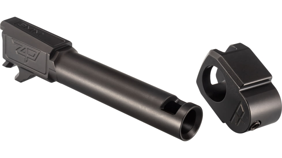 Zaffiri Precision Threadless Comp Pistol Barrel, Sig Sauer P365, 9mm, Twist 1-10, 17-4 Stainless Steel, Black Nitride, ZP.365BTCBN