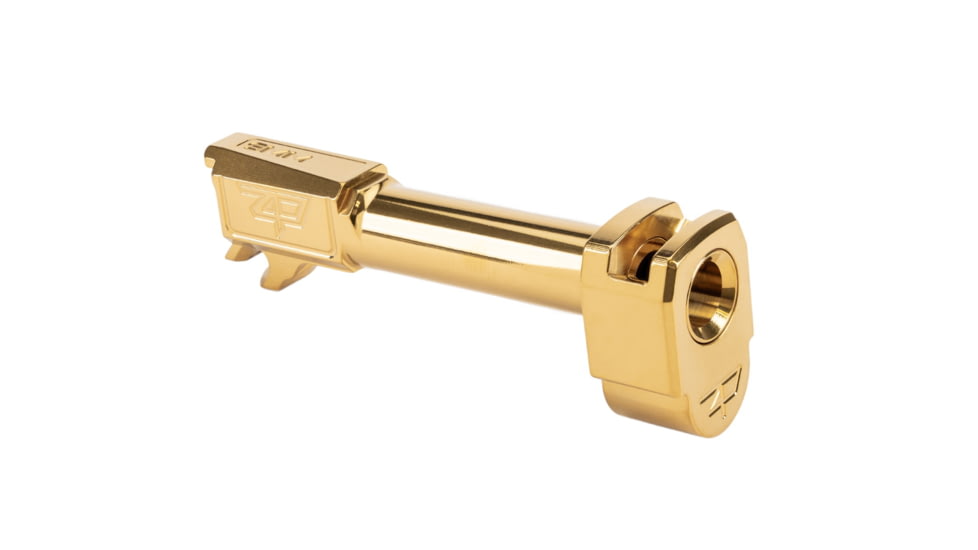Zaffiri Precision Threadless Comp Pistol Barrel, Sig Sauer P365, 9mm, Twist 1-10, 17-4 Stainless Steel, Gold, ZP.365BTCG