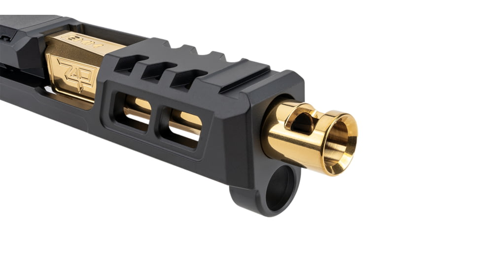 Zaffiri Precision Threadless Comp Pistol Barrel, Sig Sauer P365, 9mm, Twist 1-10, 17-4 Stainless Steel, Gold, ZP.365BTCG
