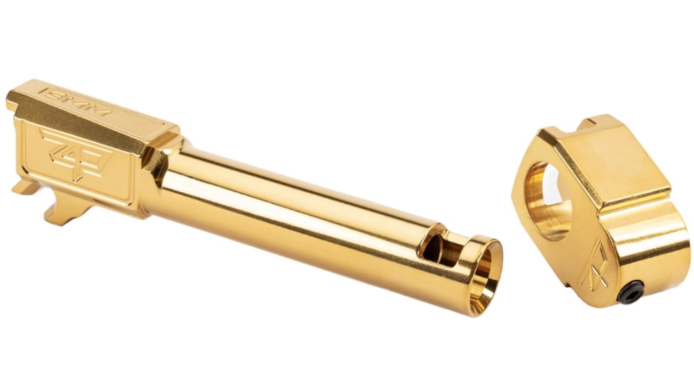 Zaffiri Precision Threadless Comp Pistol Barrel, Sig Sauer P365, 9mm, Twist 1-10, 17-4 Stainless Steel, Gold, ZP.365BTCG