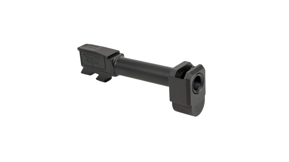 Zaffiri Precision Threadless Comp with Barrel, 9MM, Fits Glock 43, Nitride Finish, Black, ZP.43BTCBN