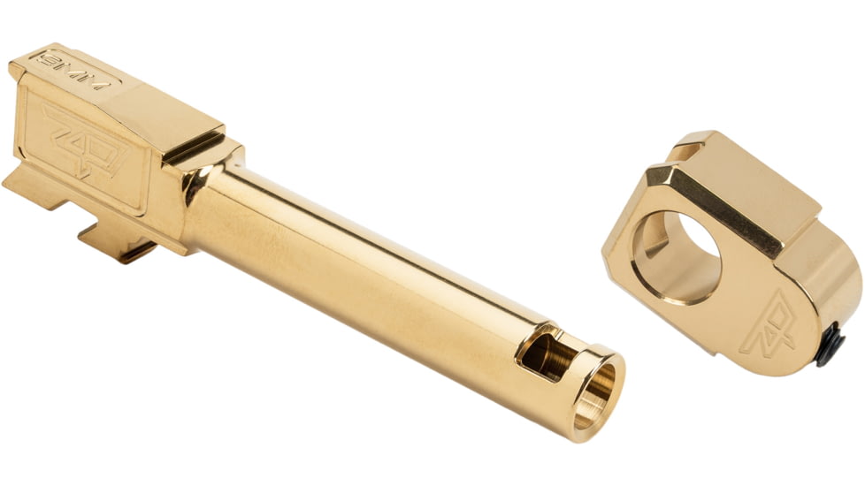 Zaffiri Precision Threadless Compensator 9mm Fits G43/43X Gold Stainless Steel, ZP.43BTCG