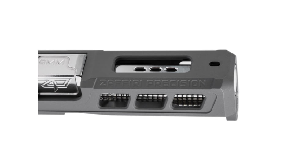 Zaffiri Precision Top Ported Glock 19 Gen 5 9mm Luger Non-Threaded Pistol Barrel, 3.95in, 1-10 RH Twist, Polished, Stainless, BA-G19G5-TP-SS