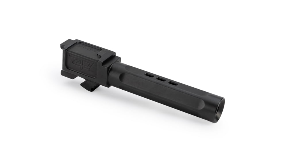 Zaffiri Precision Top Ported Glock 19 Gen 5 9mm Luger Non-Threaded Pistol Barrel, 3.95in, 1-10 RH Twist, Nitride, Black, BA-G19G5-TP-BN