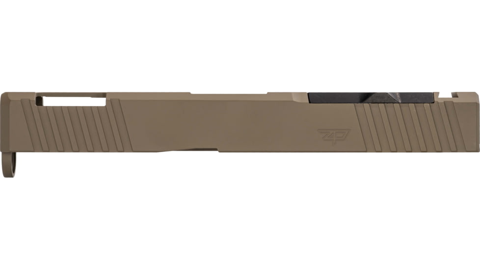 Zaffiri Precision Z Series Ported Glock 19 Gen 3 Pistol Slide, Flat Dark Earth, SL-G19G3-ZP-RMR-FDE