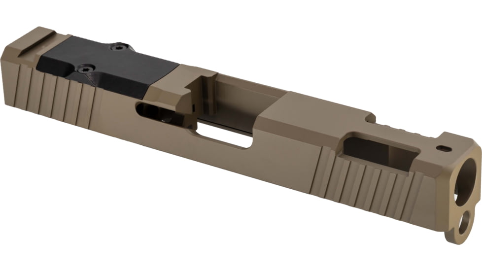 Zaffiri Precision Z Series Ported Glock 19 Gen 3 Pistol Slide, Flat Dark Earth, SL-G19G3-ZP-RMR-FDE