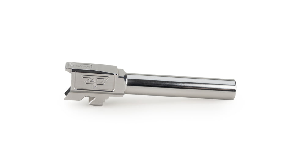 Zaffiri Precision Flush and Crown Glock 48 9mm Luger Non-Threaded Pistol Barrel, 4.08in, 1-10 RH Twist, Polished, Stainless, BA-G48-FC-SS