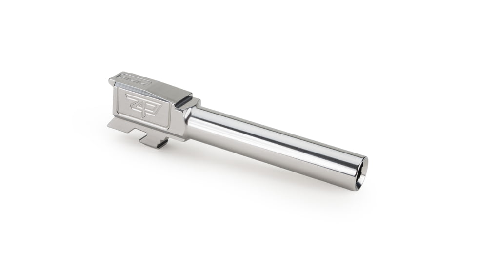 Zaffiri Precision Flush and Crown Glock 48 9mm Luger Non-Threaded Pistol Barrel, 4.08in, 1-10 RH Twist, Polished, Stainless, BA-G48-FC-SS
