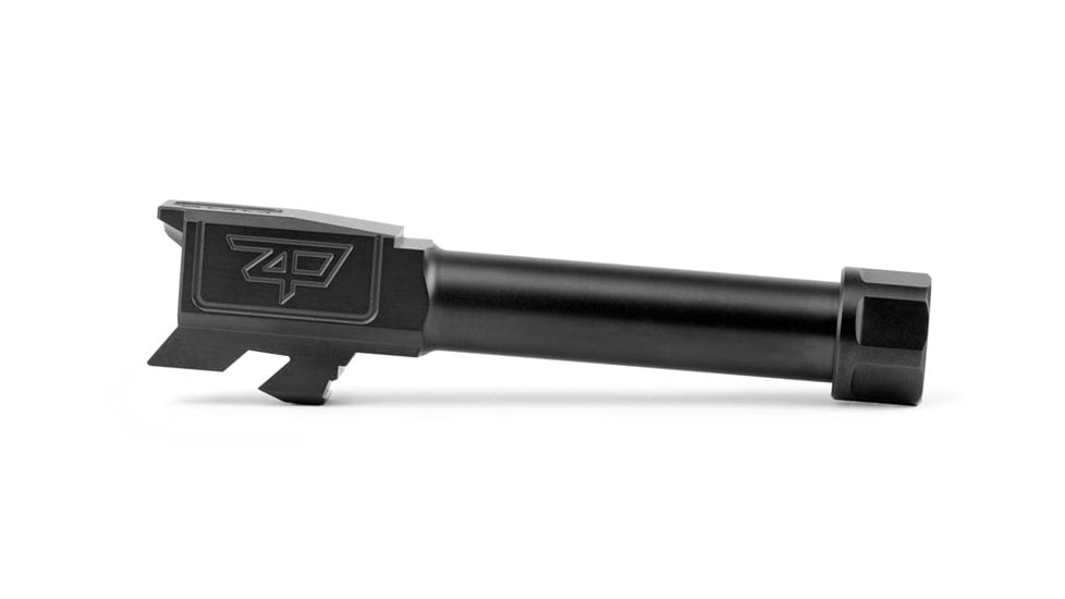 Zaffiri Precision Glock 43X 9mm Luger Threaded Pistol Barrel, 3.90in, 1-10 RH Twist, Nitride, Black, BA-G43-TH-BN
