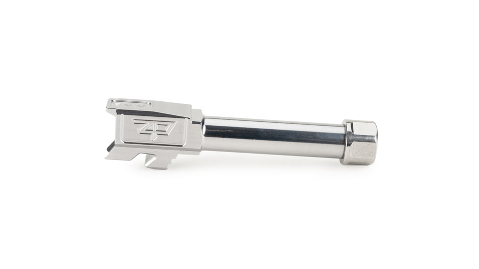 Zaffiri Precision Glock 43X 9mm Luger Threaded Pistol Barrel, 3.90in, 1-10 RH Twist, Polished, Stainless, BA-G43-TH-SS