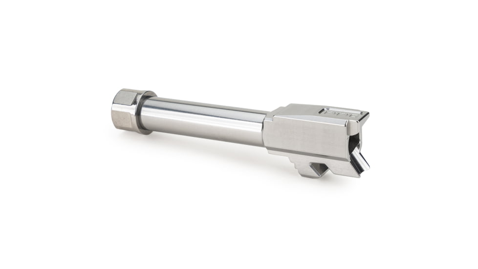 Zaffiri Precision Glock 43X 9mm Luger Threaded Pistol Barrel, 3.90in, 1-10 RH Twist, Polished, Stainless, BA-G43-TH-SS