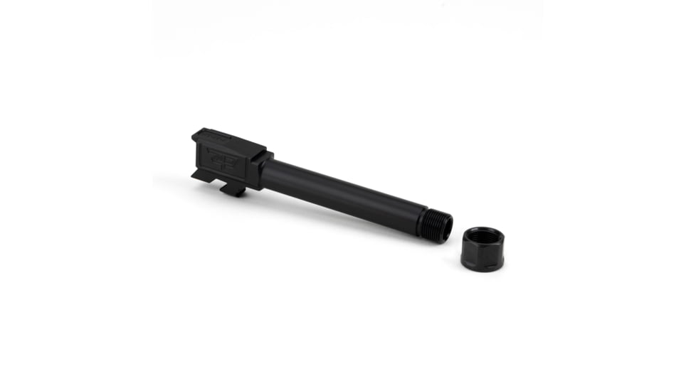 Zaffiri Precision Glock 48 9mm Luger Threaded Pistol Barrel, 4.68in, 1-10 RH Twist, Nitride, Black, BA-G48-TH-BN