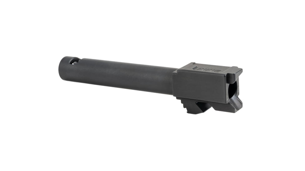 Zaffiri Precision IBS Glock 17 Gen 3, Glock 17 Gen 4 9mm Luger Non-Threaded Pistol Barrel, 4.37in, 1-10 RH Twist, Nitride, Black, BA-G17G14-CP-BN