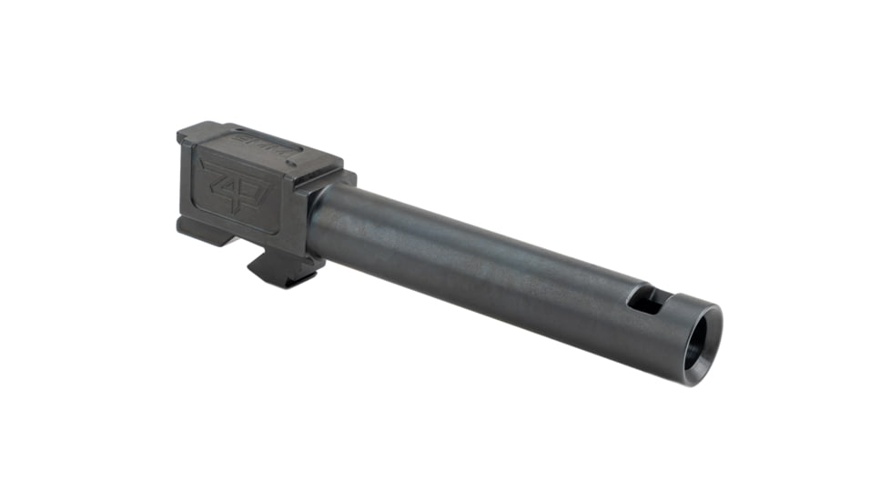 Zaffiri Precision IBS Glock 17 Gen 3, Glock 17 Gen 4 9mm Luger Non-Threaded Pistol Barrel, 4.37in, 1-10 RH Twist, Nitride, Black, BA-G17G14-CP-BN