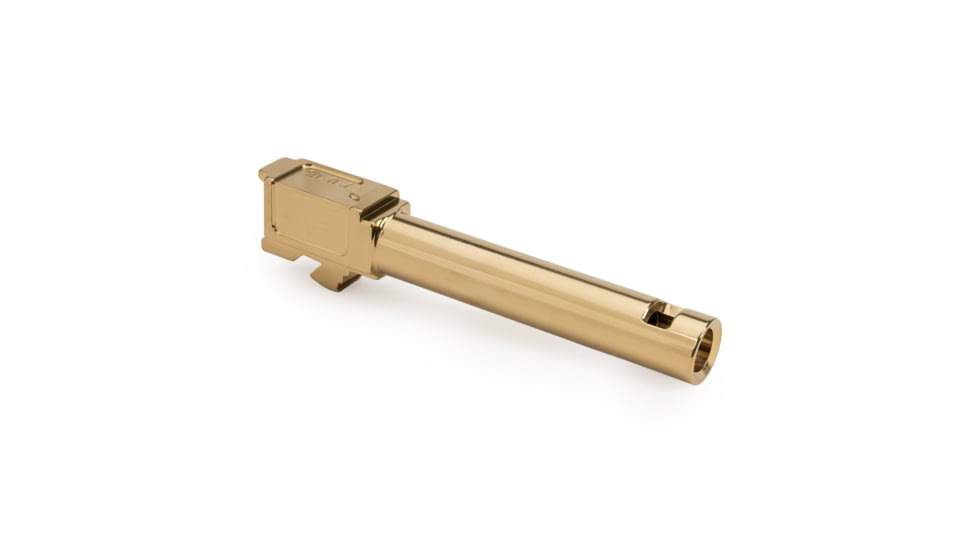 Zaffiri Precision IBS Glock 17 Gen 5 9mm Luger Non-Threaded Pistol Barrel, 4.42in, 1-10 RH Twist, PVD, Gold, BA-G17G5-CP-GLD