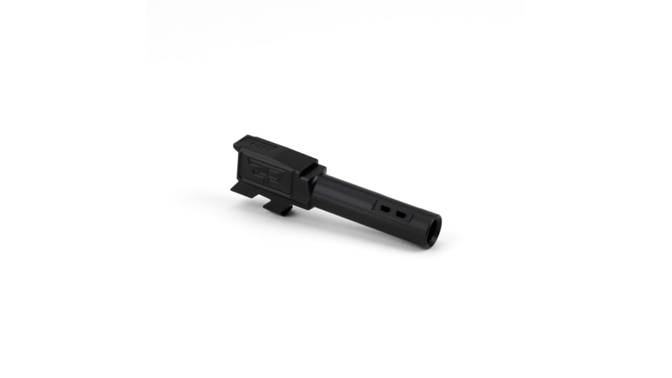Zaffiri Precision Side Ported Glock 43X 9mm Luger Non-Threaded Pistol Barrel, 3.06in, 1-10 RH Twist, Nitride, Black, BA-G43-SP-BN