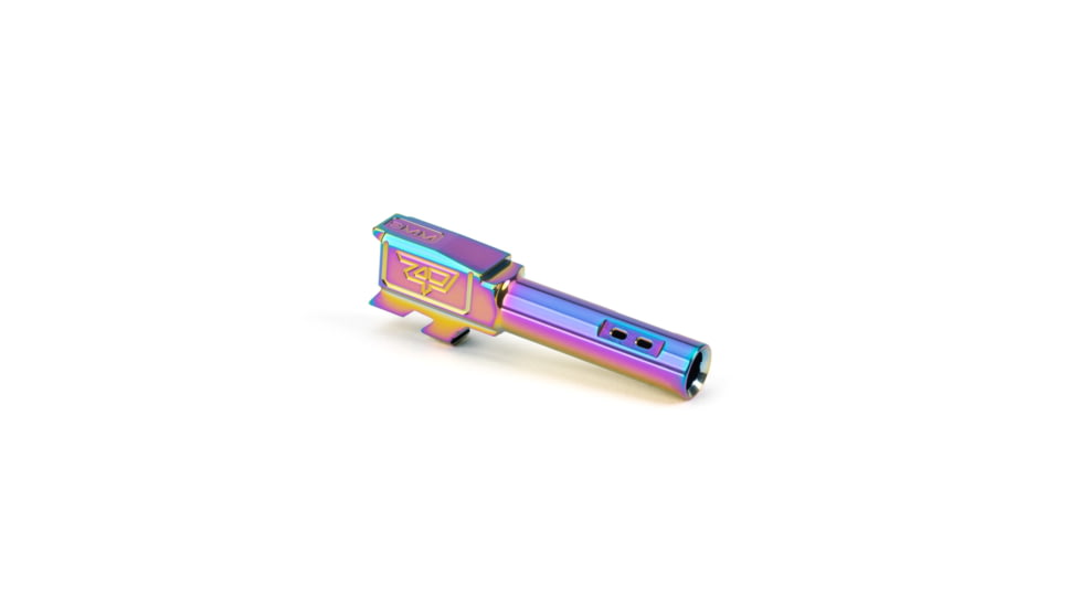 Zaffiri Precision Side Ported Glock 43X 9mm Luger Non-Threaded Pistol Barrel, 3.06in, 1-10 RH Twist, PVD, Spectrum, BA-G43-SP-SPC