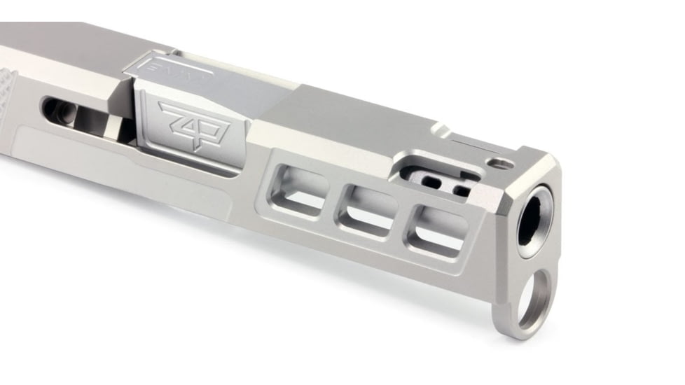 Zaffiri Precision Side Ported Glock 43X 9mm Luger Non-Threaded Pistol Barrel, 3.06in, 1-10 RH Twist, Polished, Stainless, BA-G43-SP-SS
