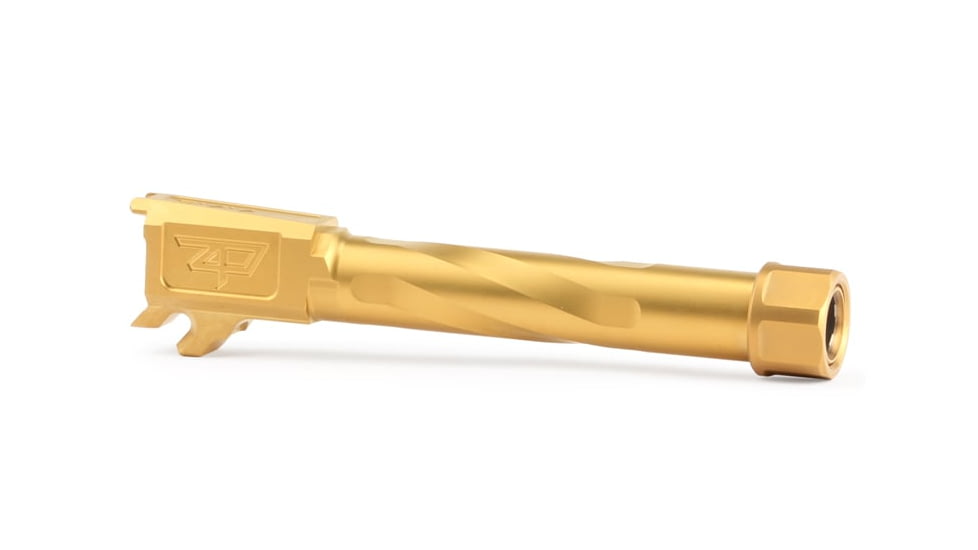 Zaffiri Precision SIG Sauer P365 XL 9mm Luger Threaded Pistol Barrel, 4.35in, 1-10 RH Twist, PVD, Gold, BA-P365XL-TH-GLD