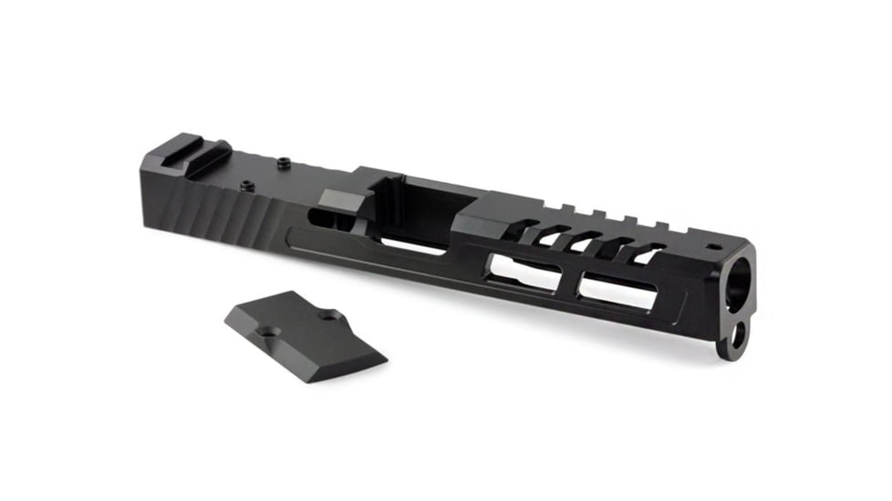Zaffiri Precision ZPS2 Glock 17 Gen 1-3 9mm Luger Pistol Slide, Black, SL-G17G3-ZPS2-RMR-BLK