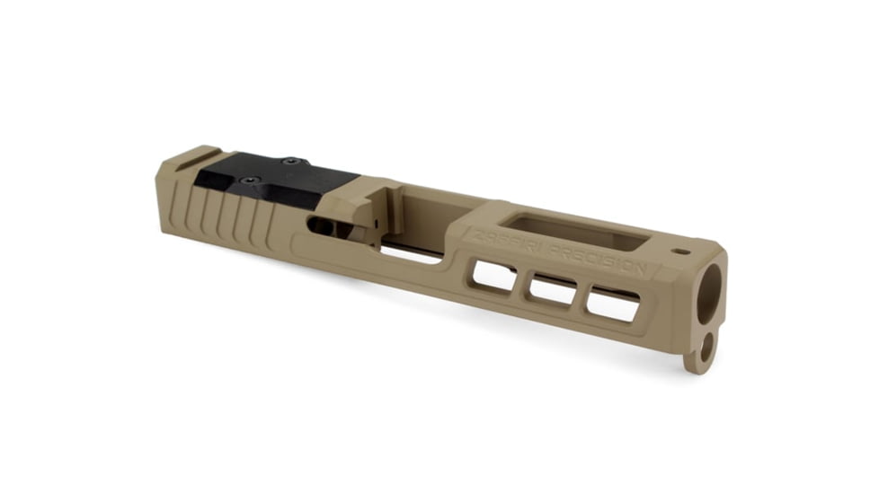 Zaffiri Precision ZPS3 Glock 19 Gen 3, Ruger RXM 9mm Luger Pistol Slide, Flat Dark Earth, SL-G19G3-ZPS3-RMR-FDE