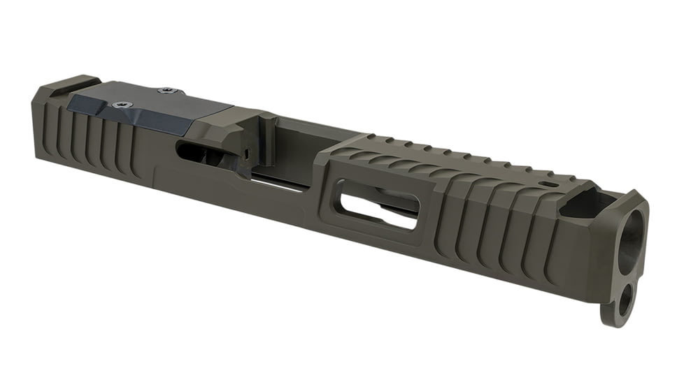 Zaffiri Precision ZPS.IBS Custom Slide Fits Glock 17 Gen 3 OD Green 17-4 Stainless Steel, ZPS.B.17.OD