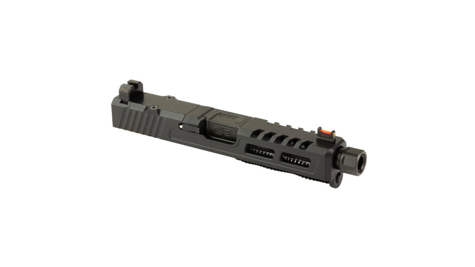 Zaffiri Precision ZPS2 Glock 19 Gen 3 Threaded Complete Pistol Slide, Nitride, Black/Black, G19G3-ZPS2-RMR-BLK-TH-BN