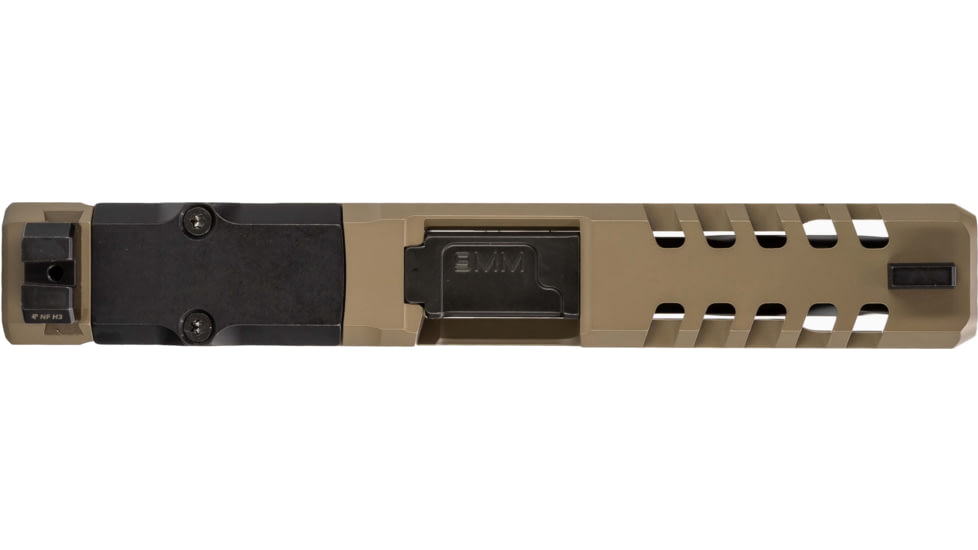 Zaffiri Precision ZPS2 Glock 19 Gen 5 Complete Pistol Slide, Nitride, Flat Dark Earth/Black, G19G5-ZPS2-RMR-FDE-FC-BN