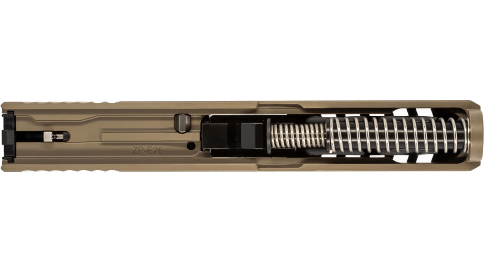Zaffiri Precision ZPS2 Glock 19 Gen 5 Complete Pistol Slide, Nitride, Flat Dark Earth/Black, G19G5-ZPS2-RMR-FDE-FC-BN