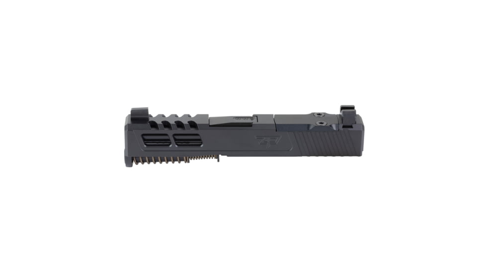 Zaffiri Precision ZPS2 Glock 43X Complete Pistol Slide, Nitride, Black/Black, G43-ZPS2-RMSc-BLK-FC-BN