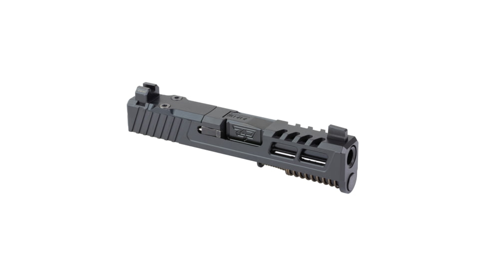 Zaffiri Precision ZPS2 Glock 43X Complete Pistol Slide, Nitride, Black/Black, G43-ZPS2-RMSc-BLK-FC-BN
