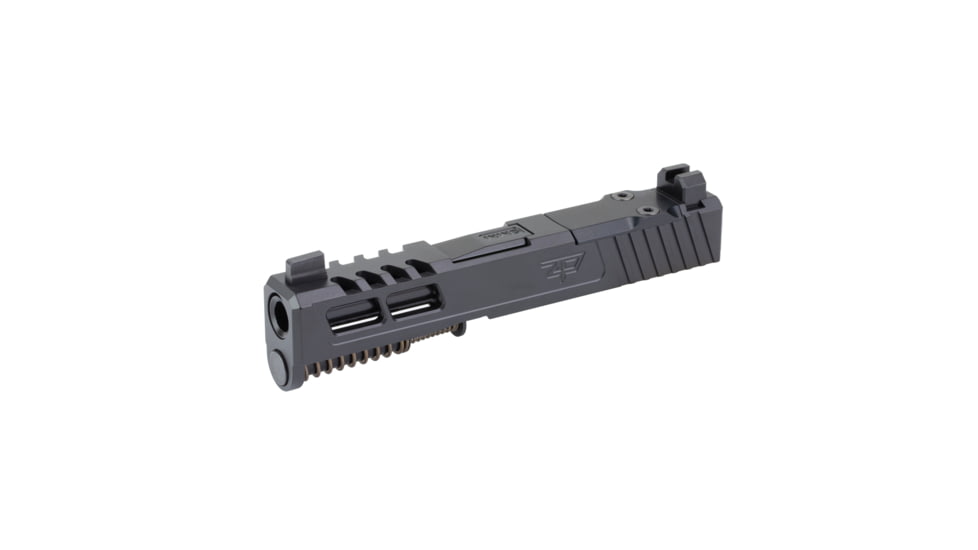 Zaffiri Precision ZPS2 Glock 43X Complete Pistol Slide, Nitride, Black/Black, G43-ZPS2-RMSc-BLK-FC-BN