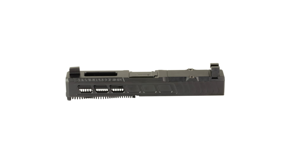 Zaffiri Precision ZPS3 Ported Glock 19 Gen 3 Complete Pistol Slide, Nitride, Black/Black, G19G3-ZPS3-RMR-BLK-TP-BN