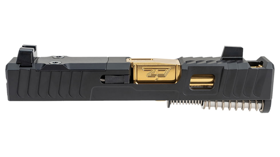 Zaffiri Precision ZPS.B Glock 43/43x Complete Pistol Slide, Black, ZPS.B.43.BLK.CU