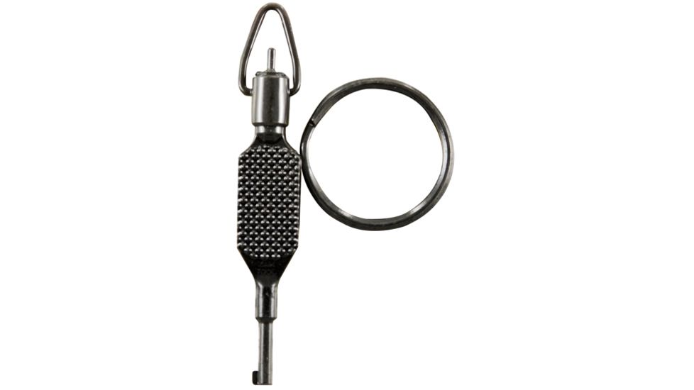 Zak Tool Flat Knurl Swivel Key, Black, Polymer ZT9P