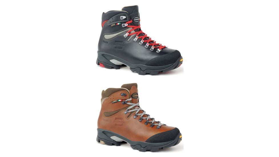 Zamberlan 1996 Vioz Lux GTX RR Backpacking Boots - Men's, Waxed Black, Waxed Brick