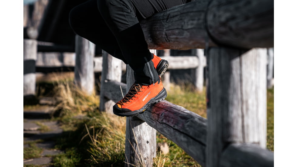 Zamberlan Free Blast Suede Hiking Shoes - Mens, PFAS-Free, Orange, 10, 0217ZOOM-44.5-10
