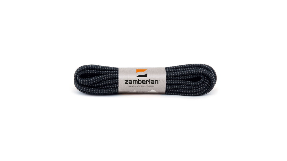 Zamberlan Replacement Round Boot Laces, Black/Ash, 190, LACERD-BKA-205